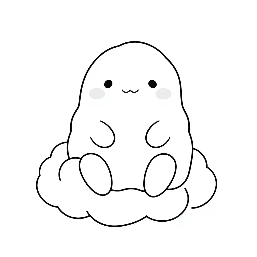 Squishmallow coloring page