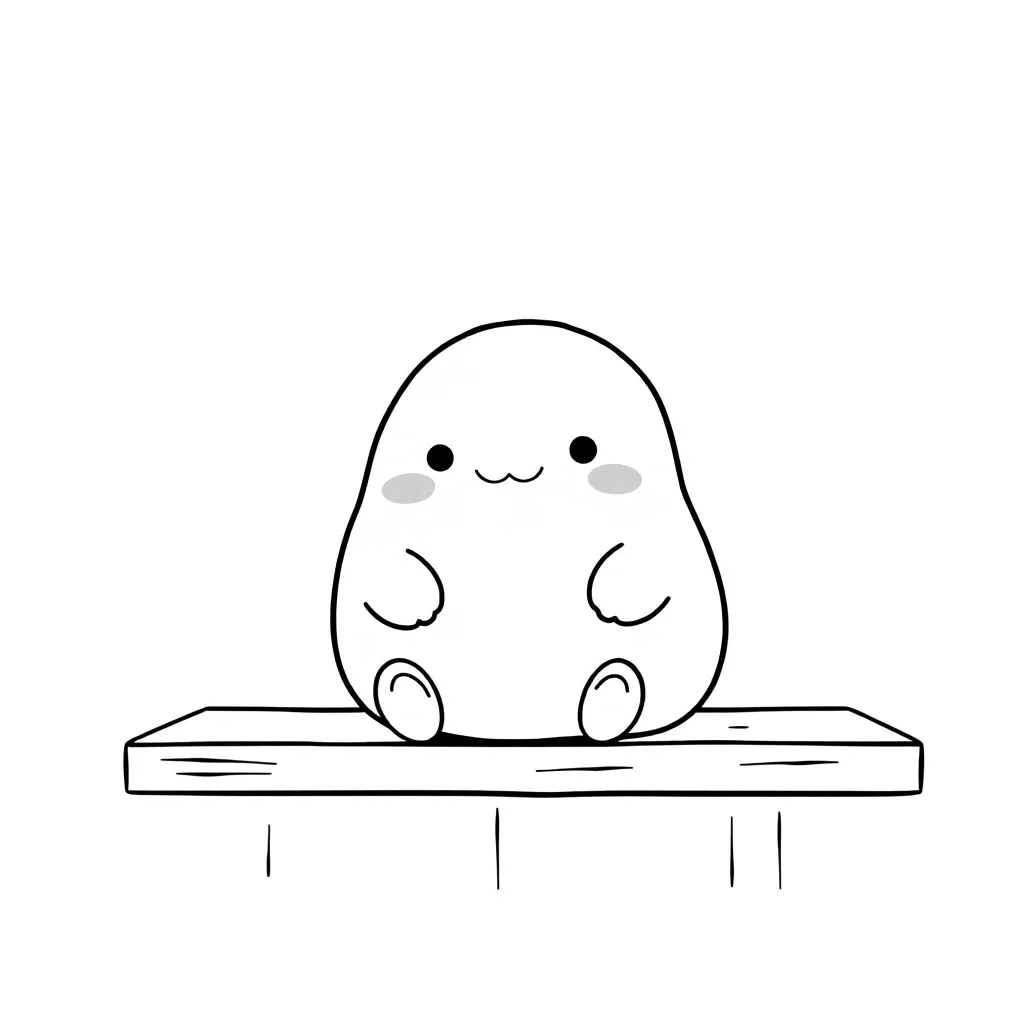 Squishmallow coloring page