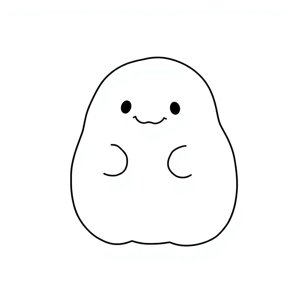 Squishmallow coloring page