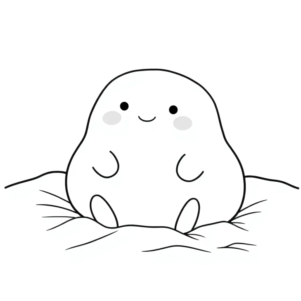 Squishmallow coloring page