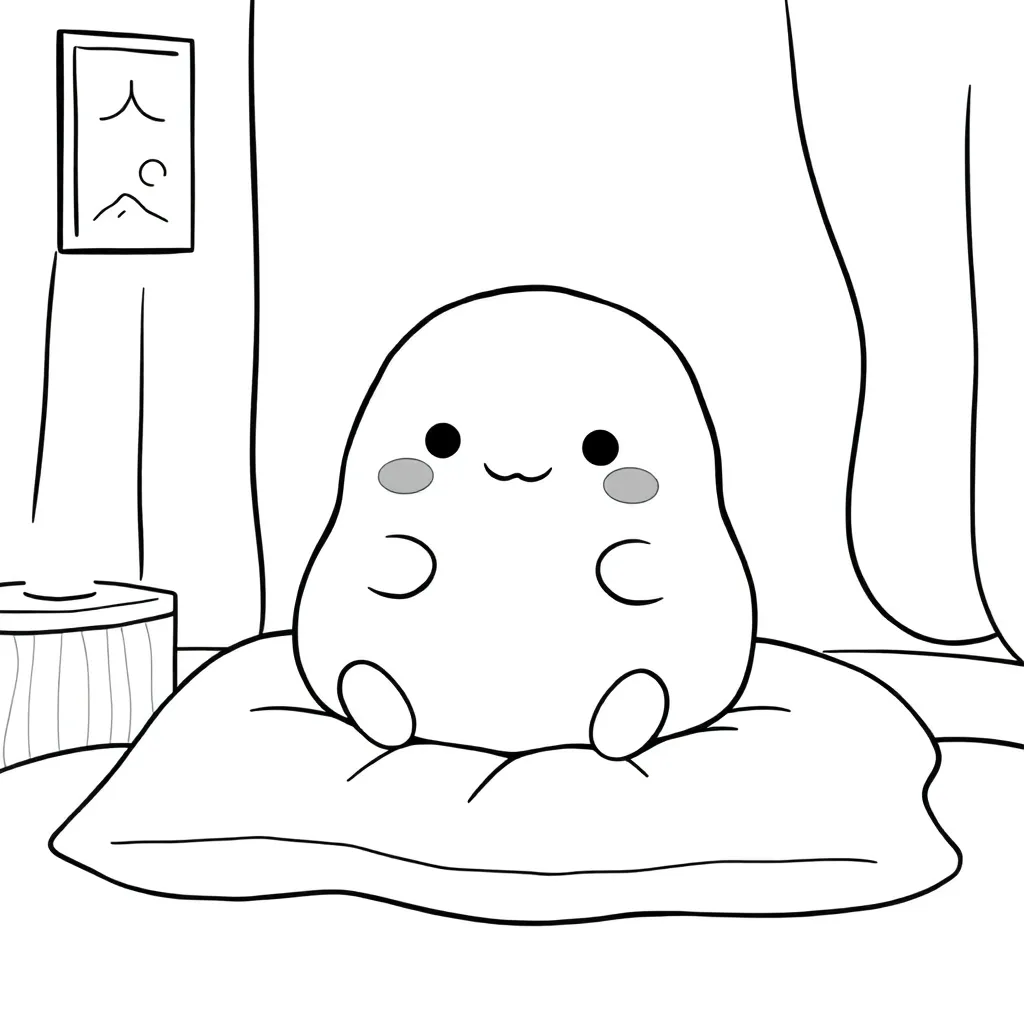 Squishmallow coloring page