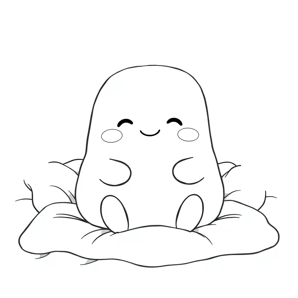 Squishmallow coloring page