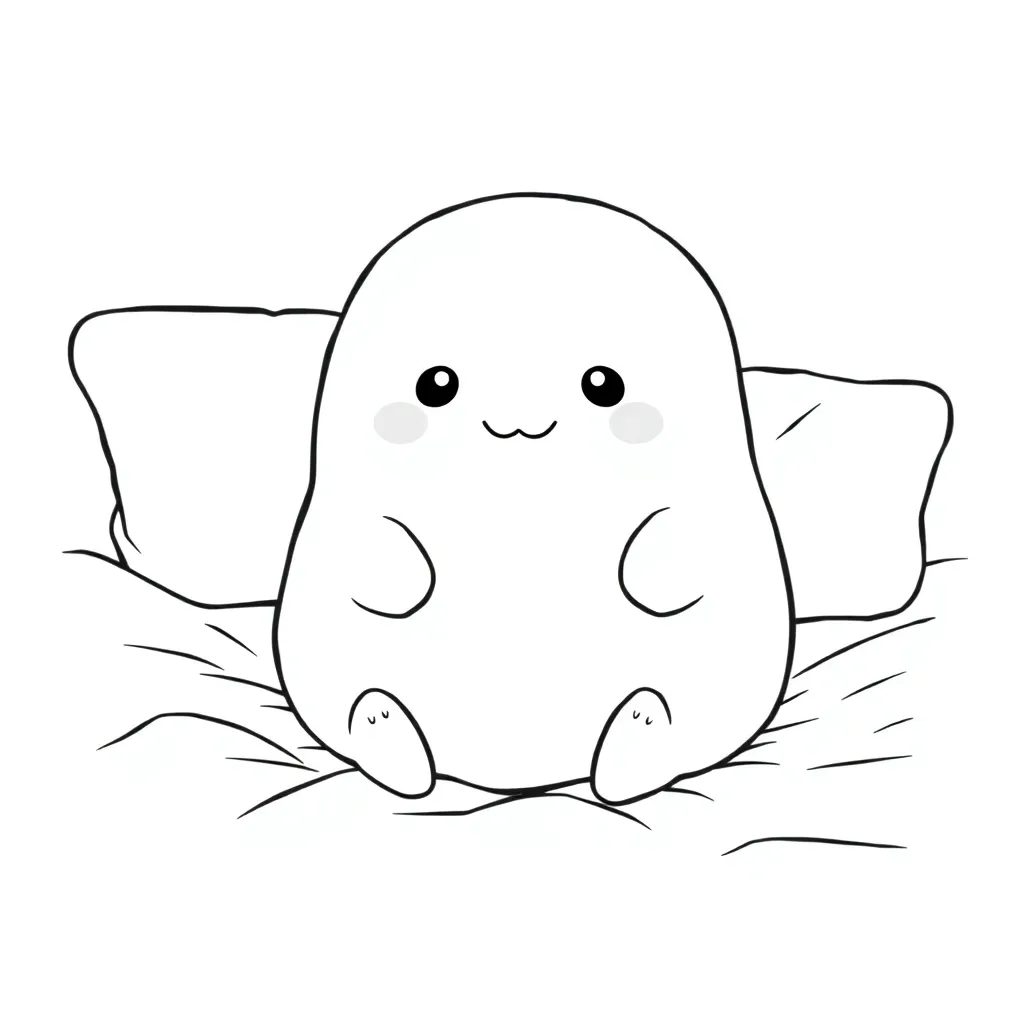 Squishmallow coloring page