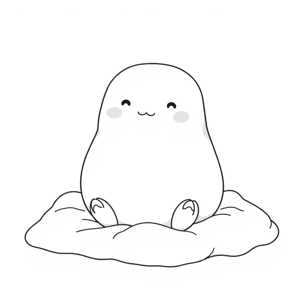 Squishmallow coloring page