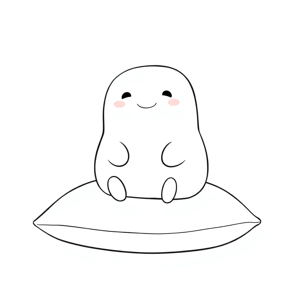 Squishmallow coloring page