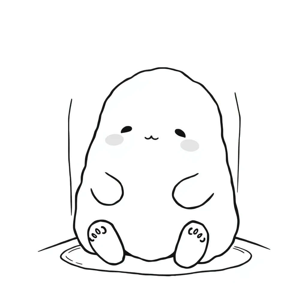 Squishmallow coloring page