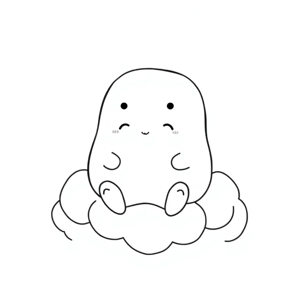 Squishmallow coloring page