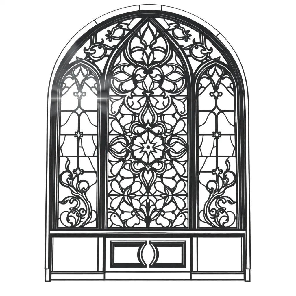 Stained Glass coloring page