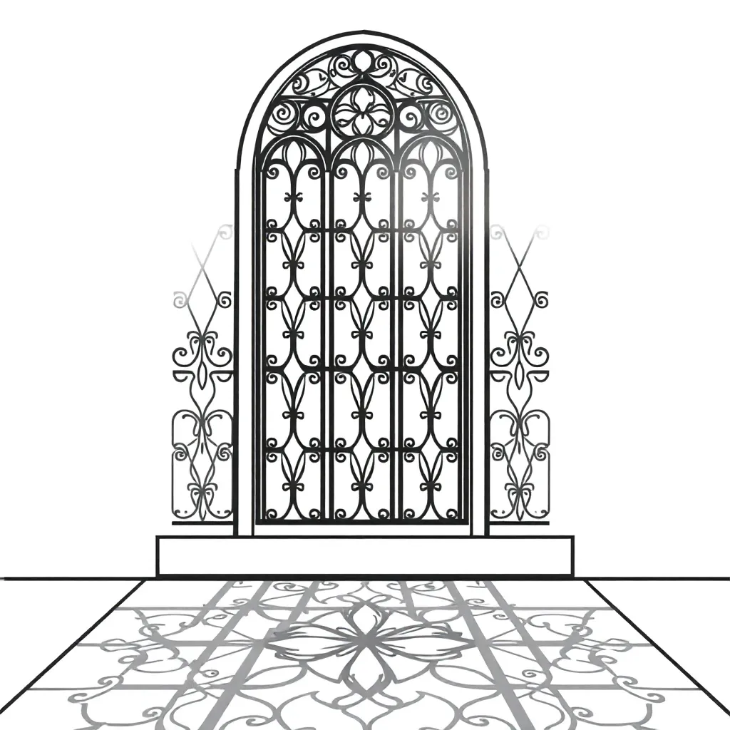Stained Glass coloring page