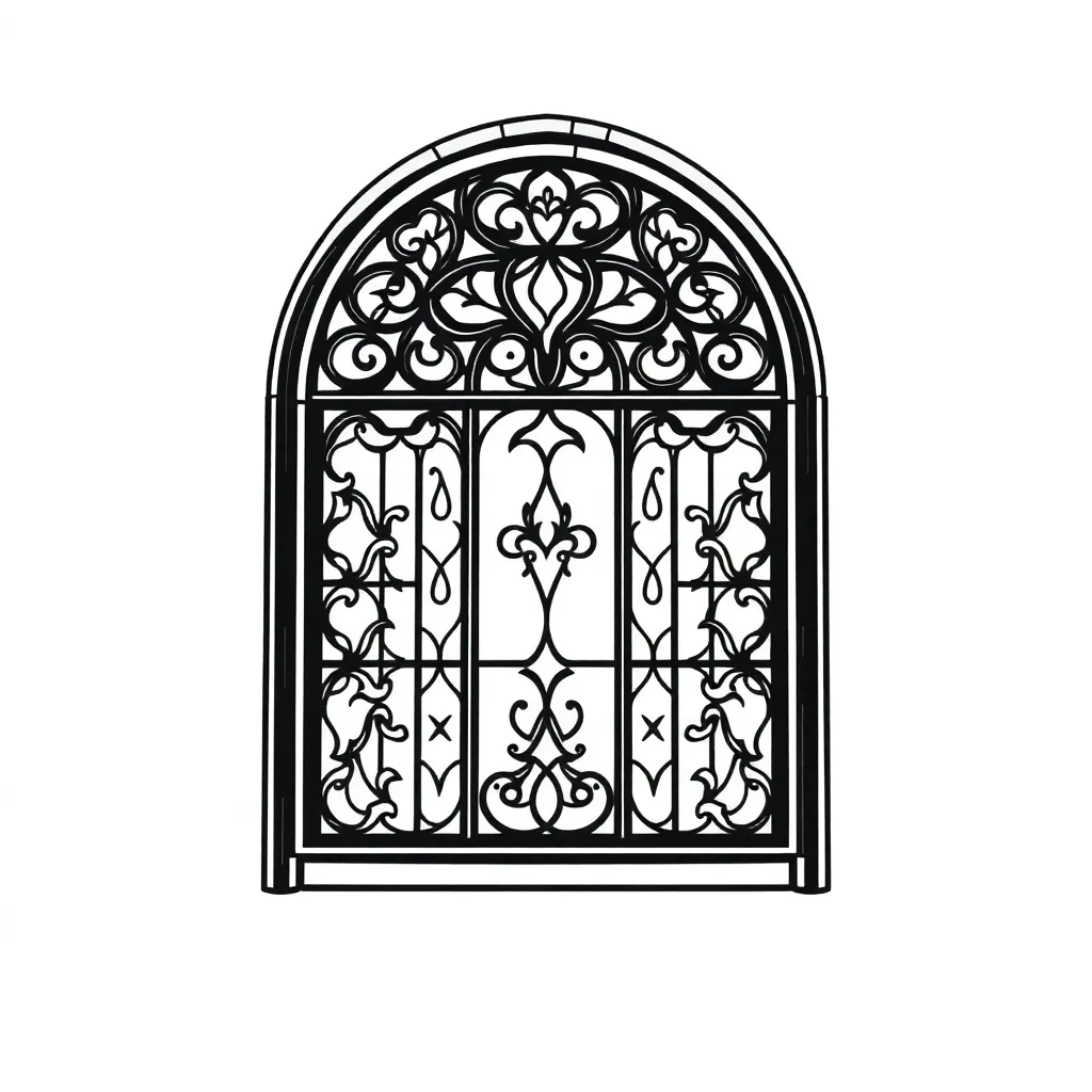Stained Glass coloring page