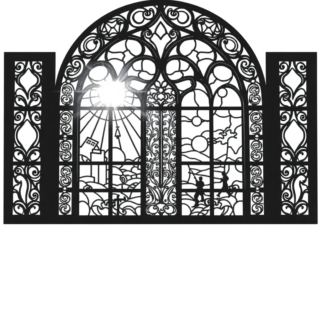 Stained Glass coloring page