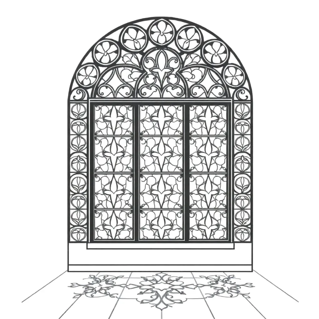 Stained Glass coloring page