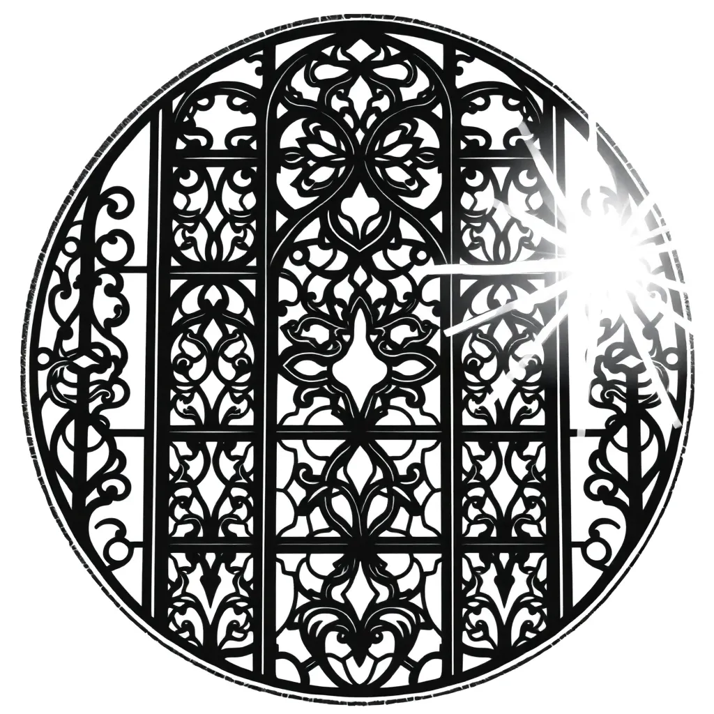 Stained Glass coloring page