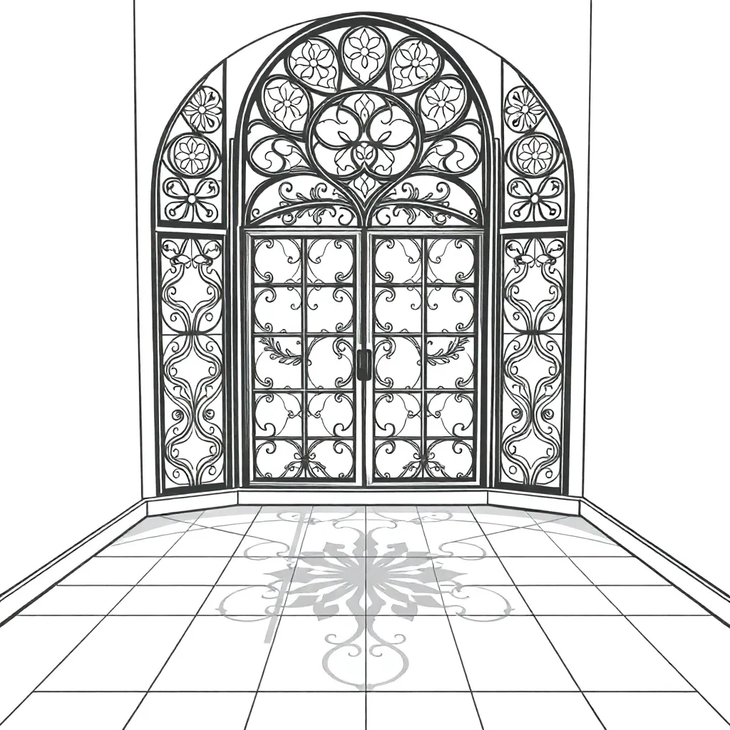 Stained Glass coloring page