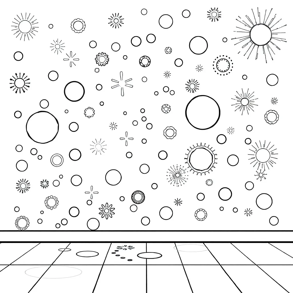 Stained Glass coloring page