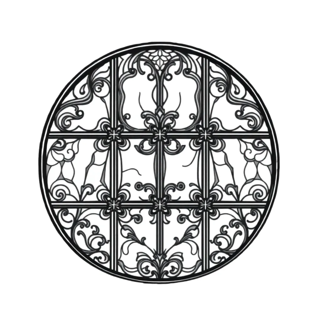 Stained Glass coloring page