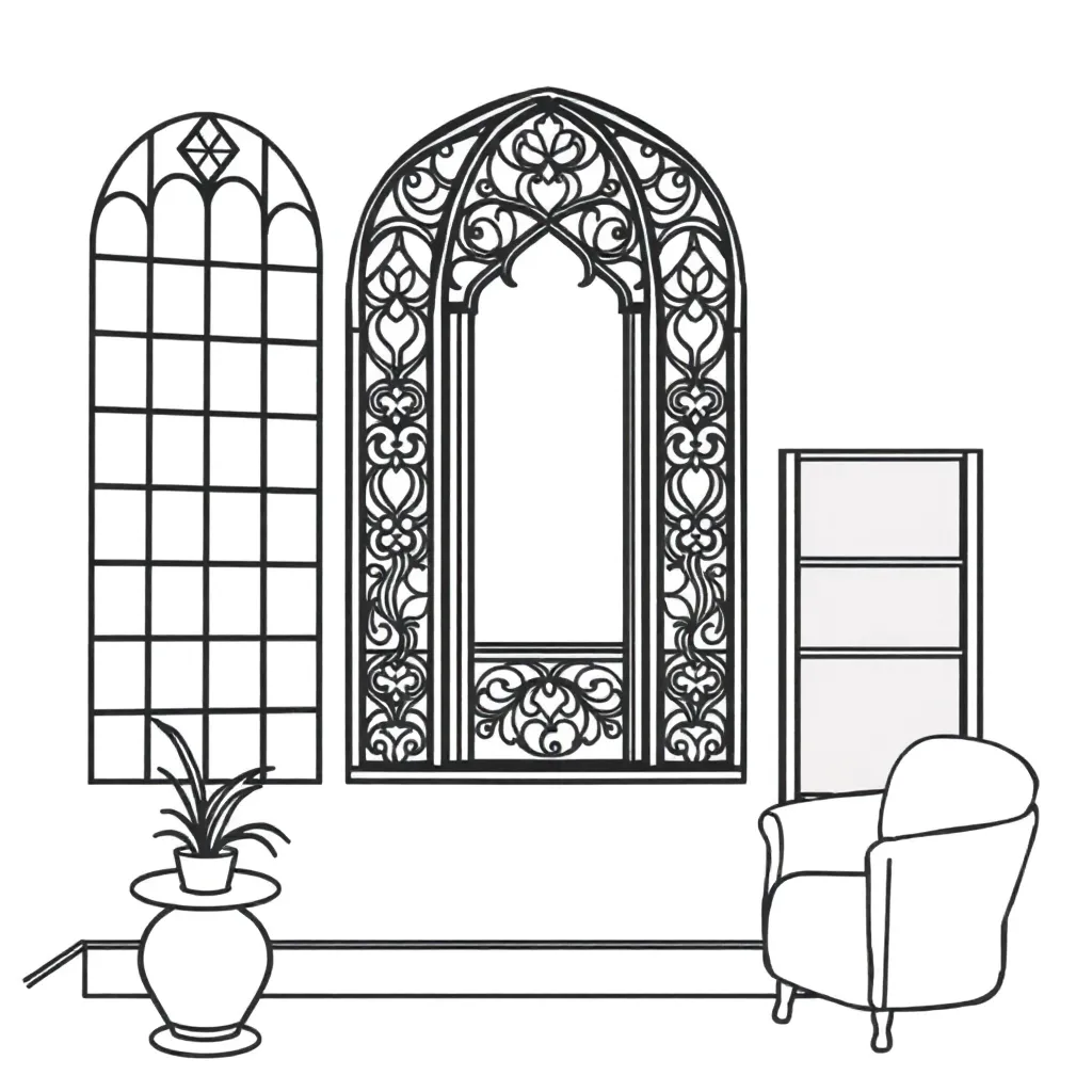 Stained Glass coloring page