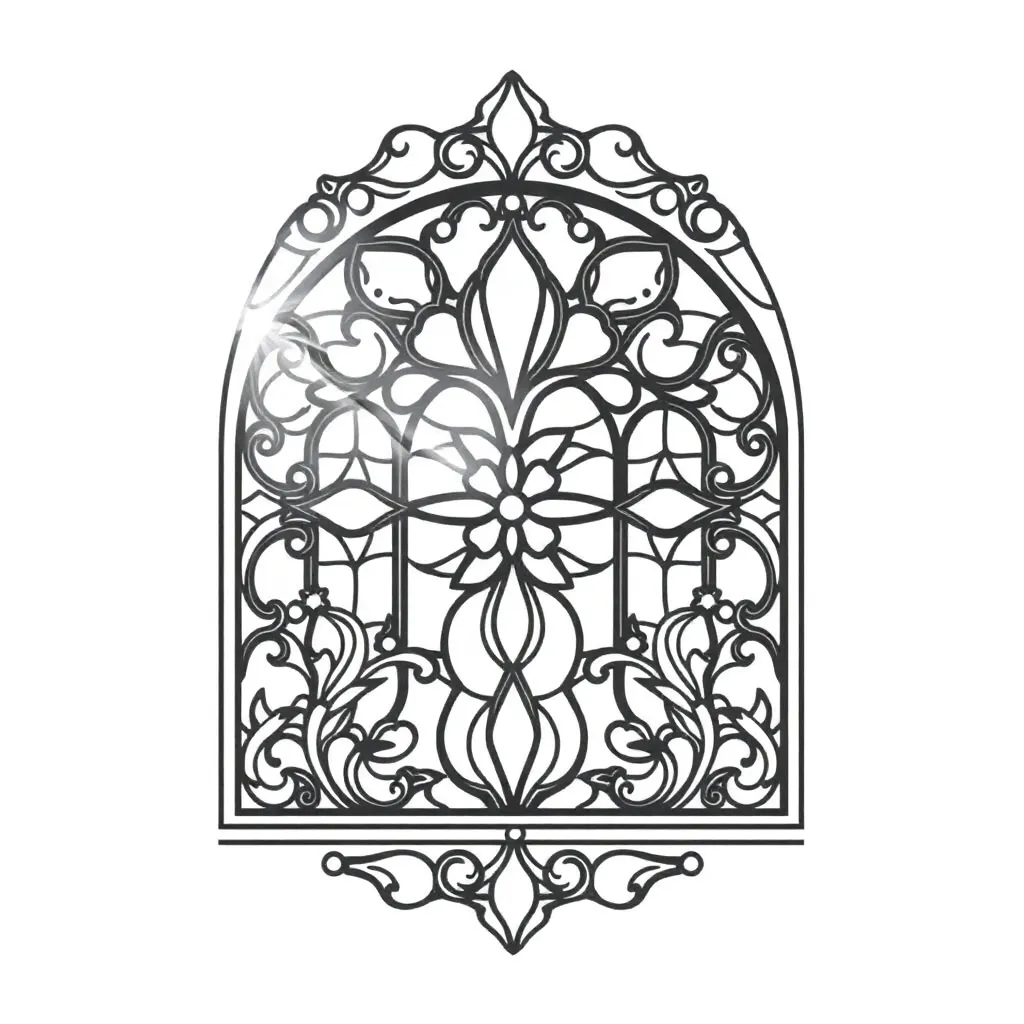 Stained Glass coloring page