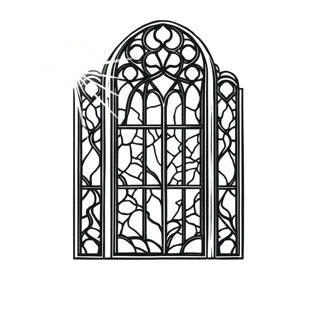 Stained Glass coloring page