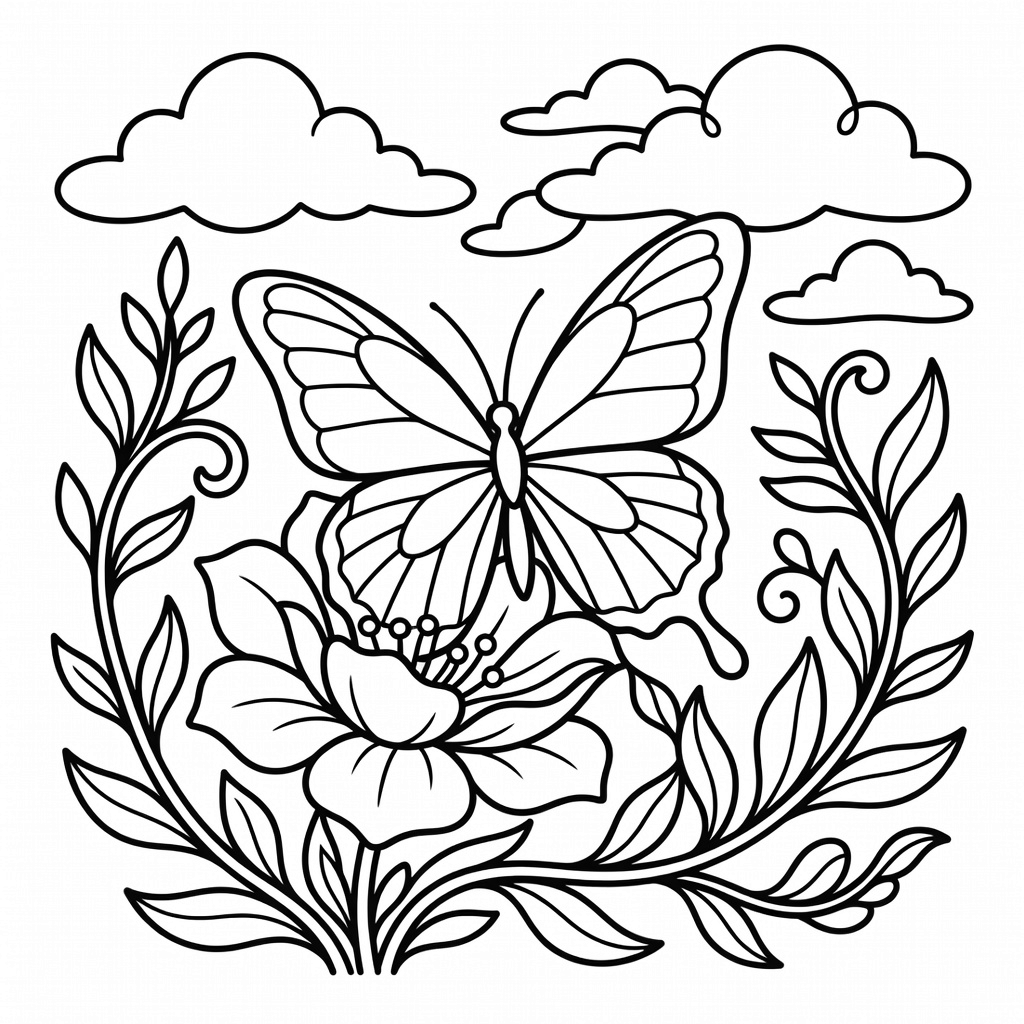 Stained Glass coloring page