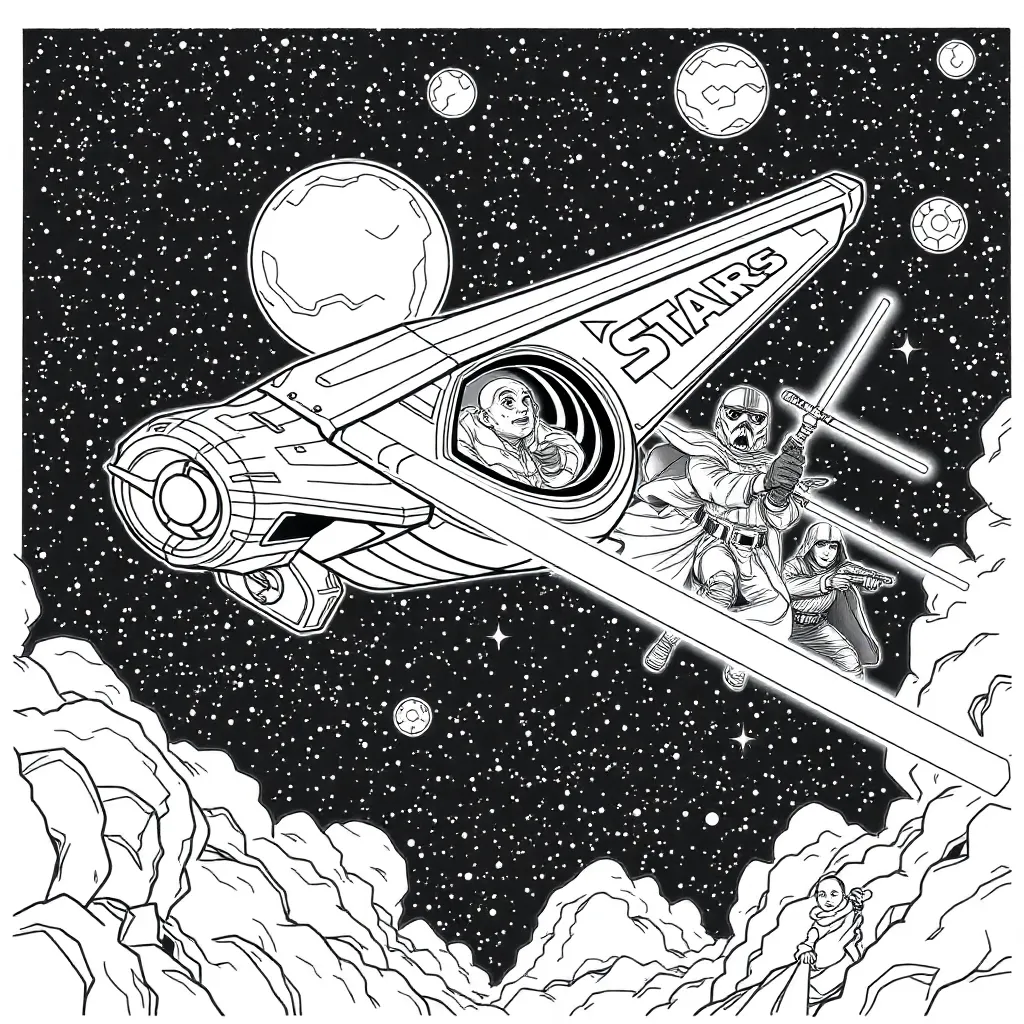 Star Wars coloring page