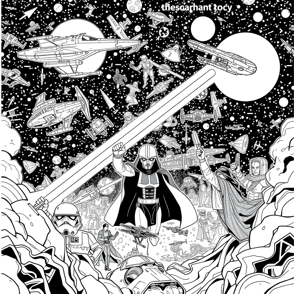 Star Wars coloring page