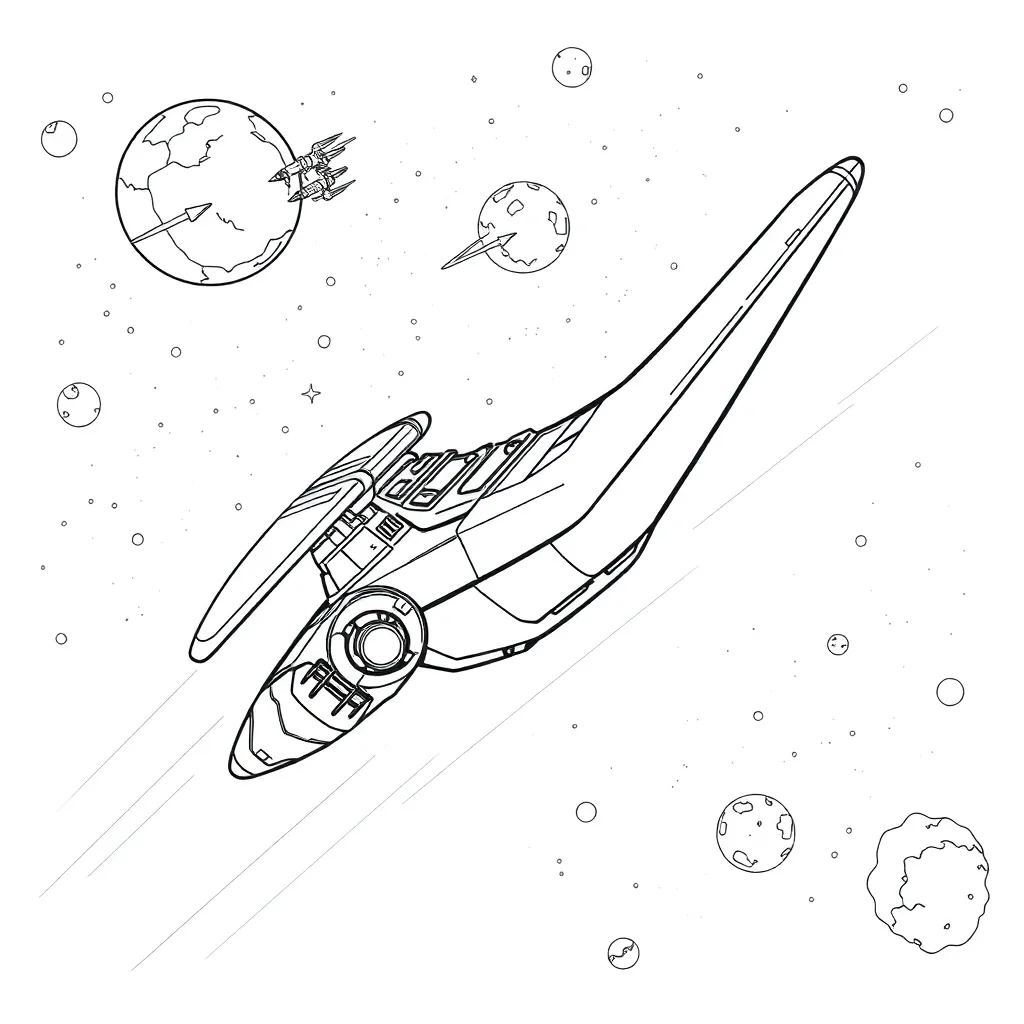 Star Wars coloring page