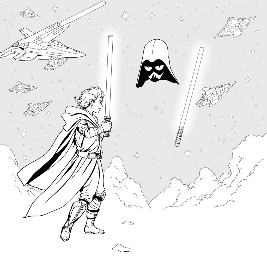 Star Wars coloring page