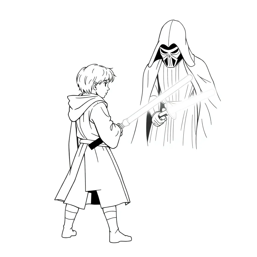 Star Wars coloring page