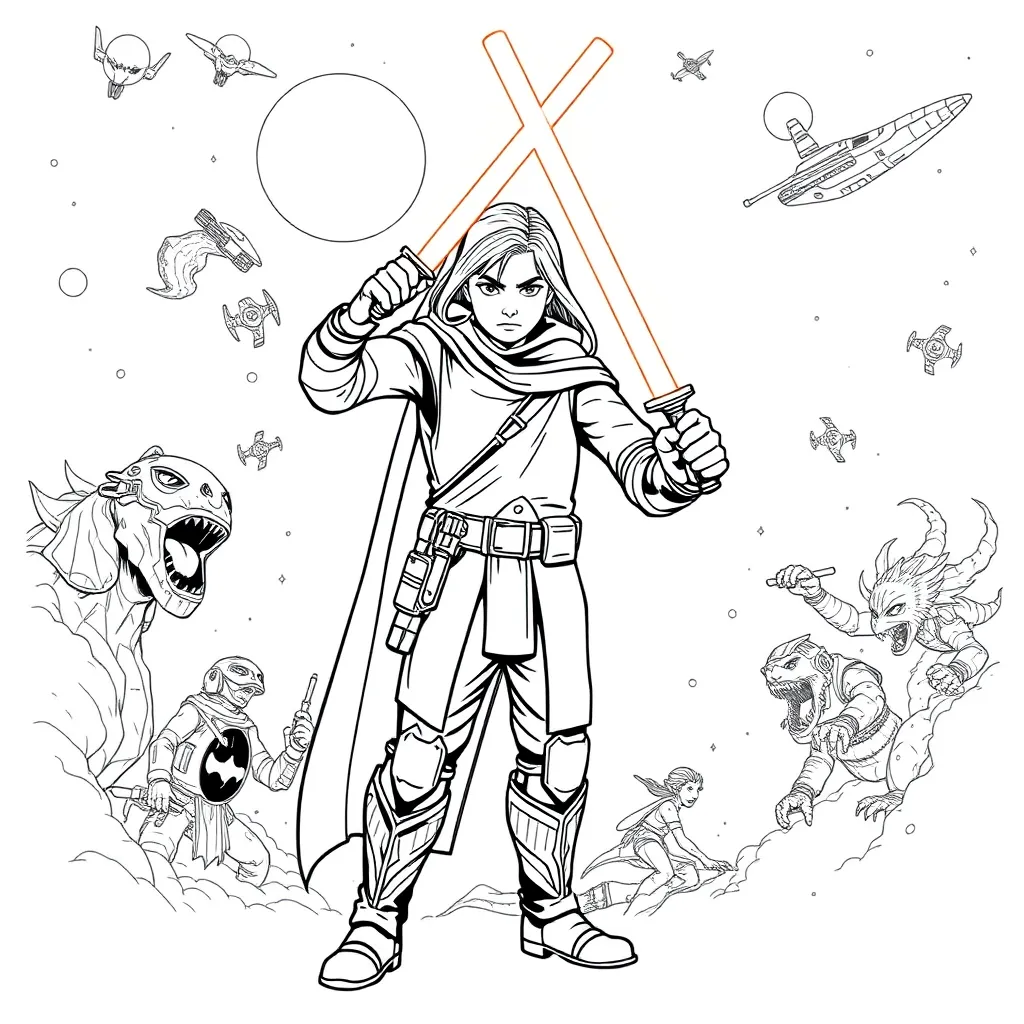 Star Wars coloring page