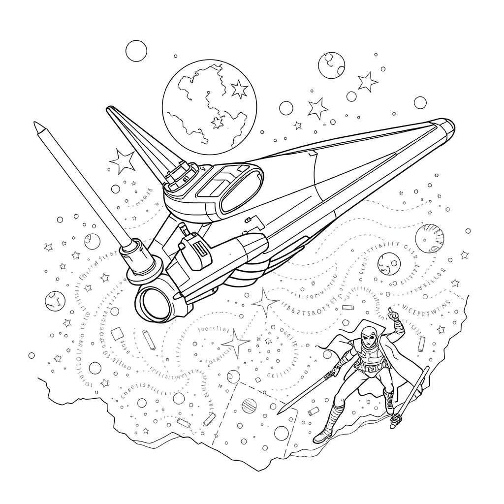 Star Wars coloring page