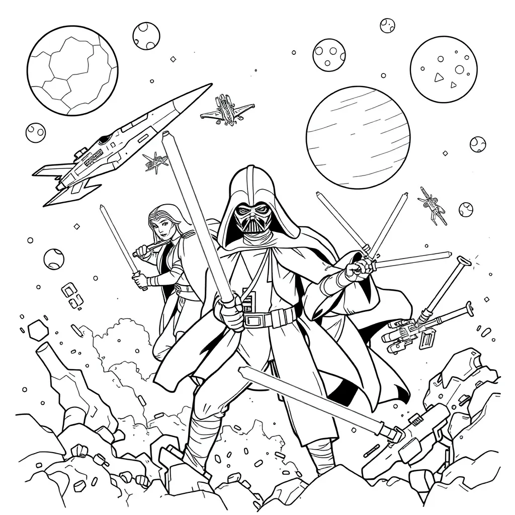 Star Wars coloring page