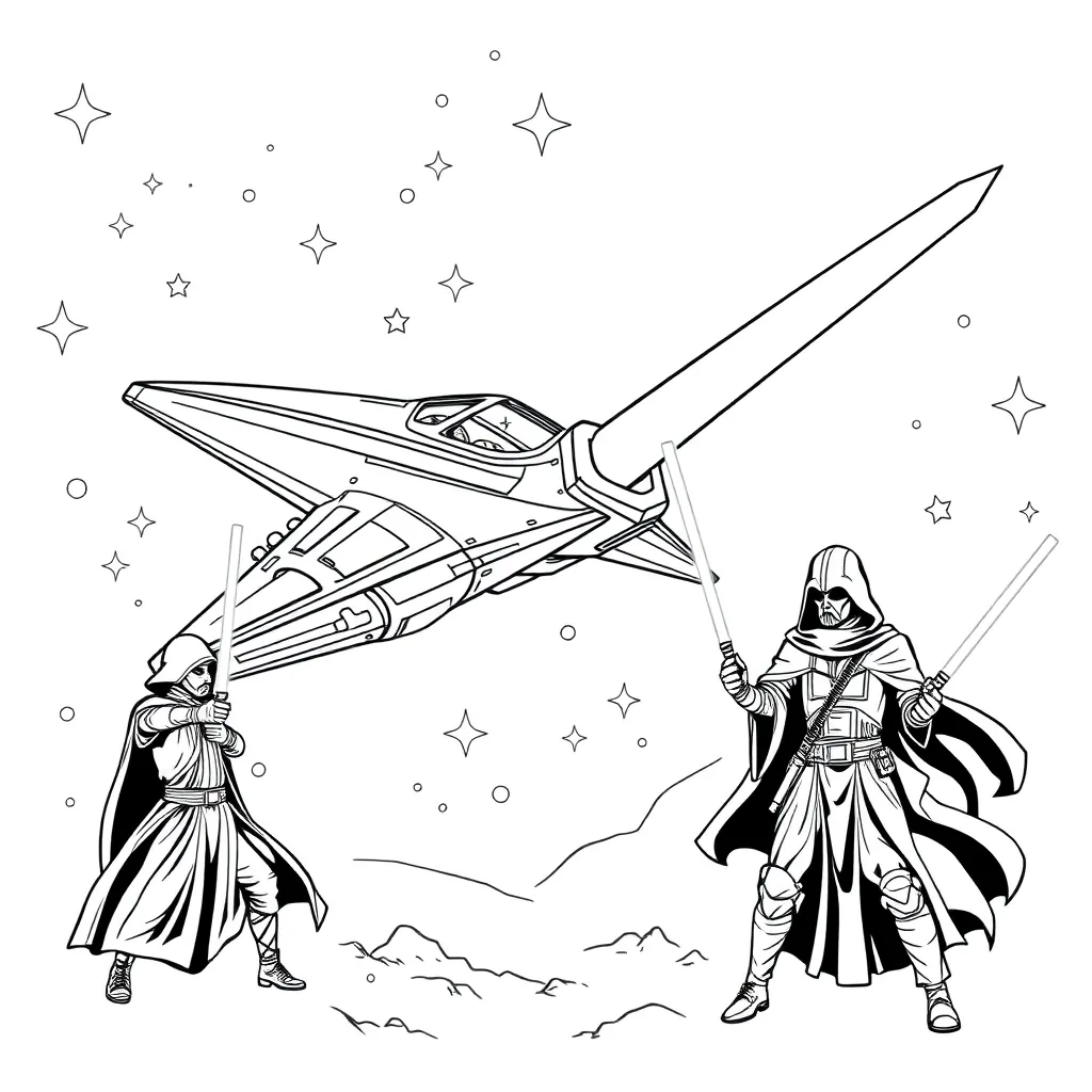 Star Wars coloring page
