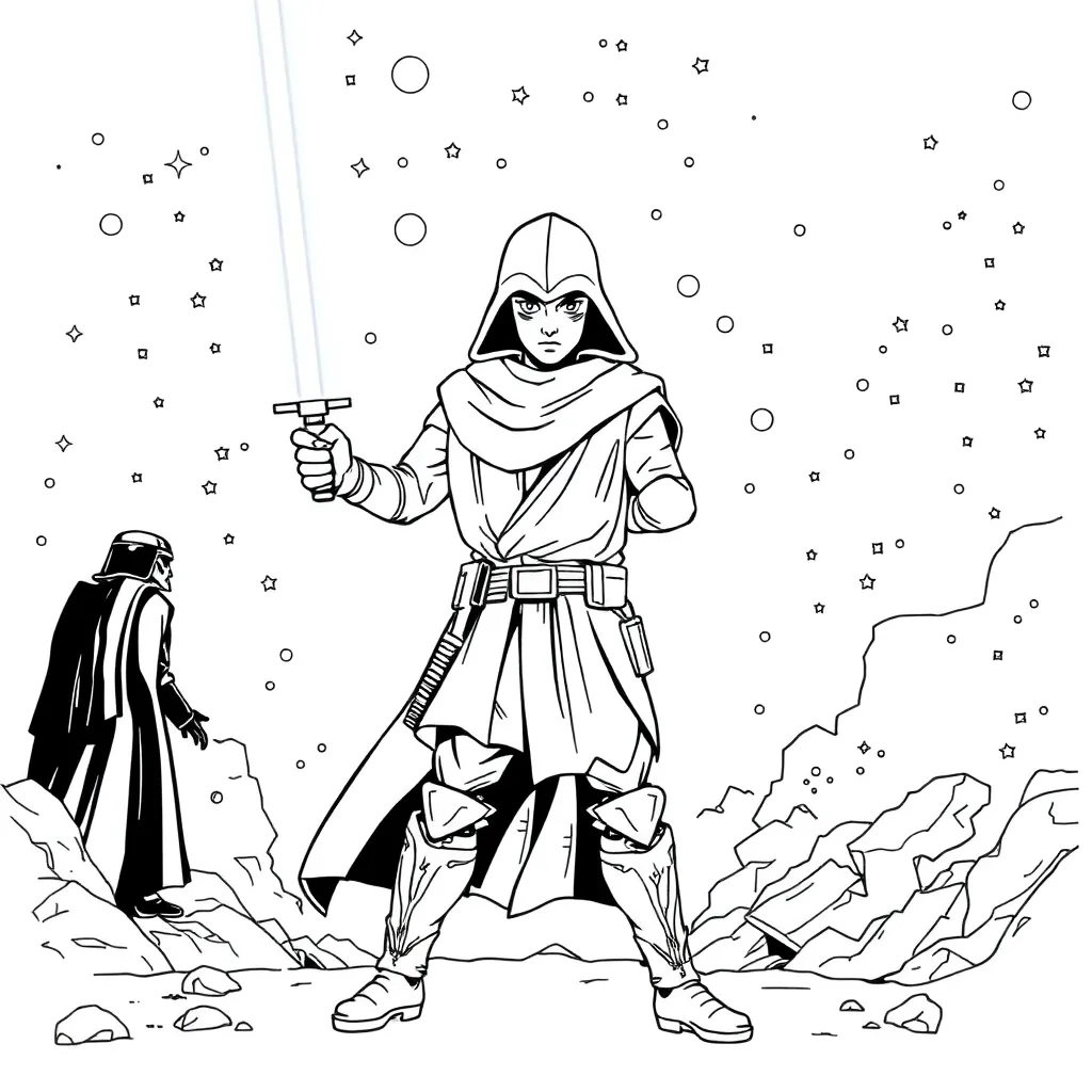 Star Wars coloring page