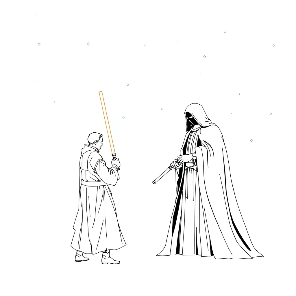 Star Wars coloring page