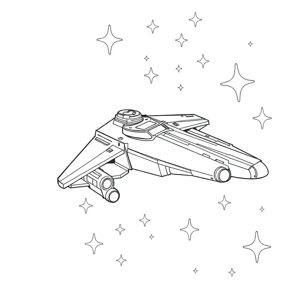 Star Wars coloring page
