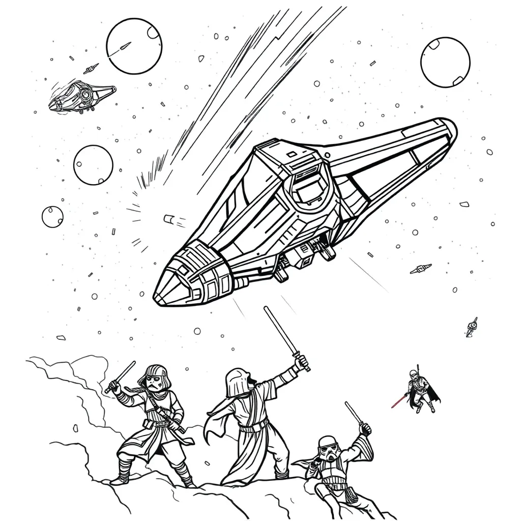 Star Wars coloring page