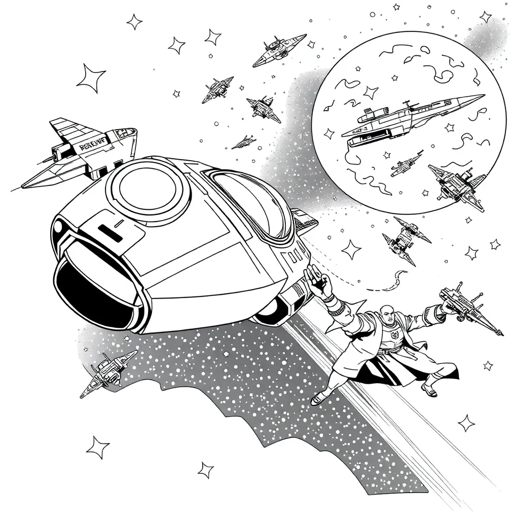 Star Wars coloring page
