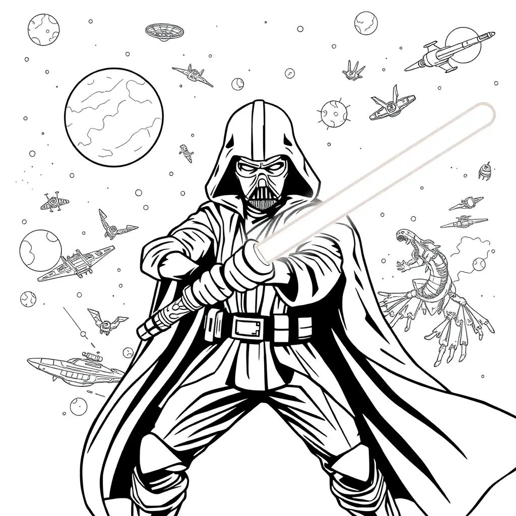 Star Wars coloring page