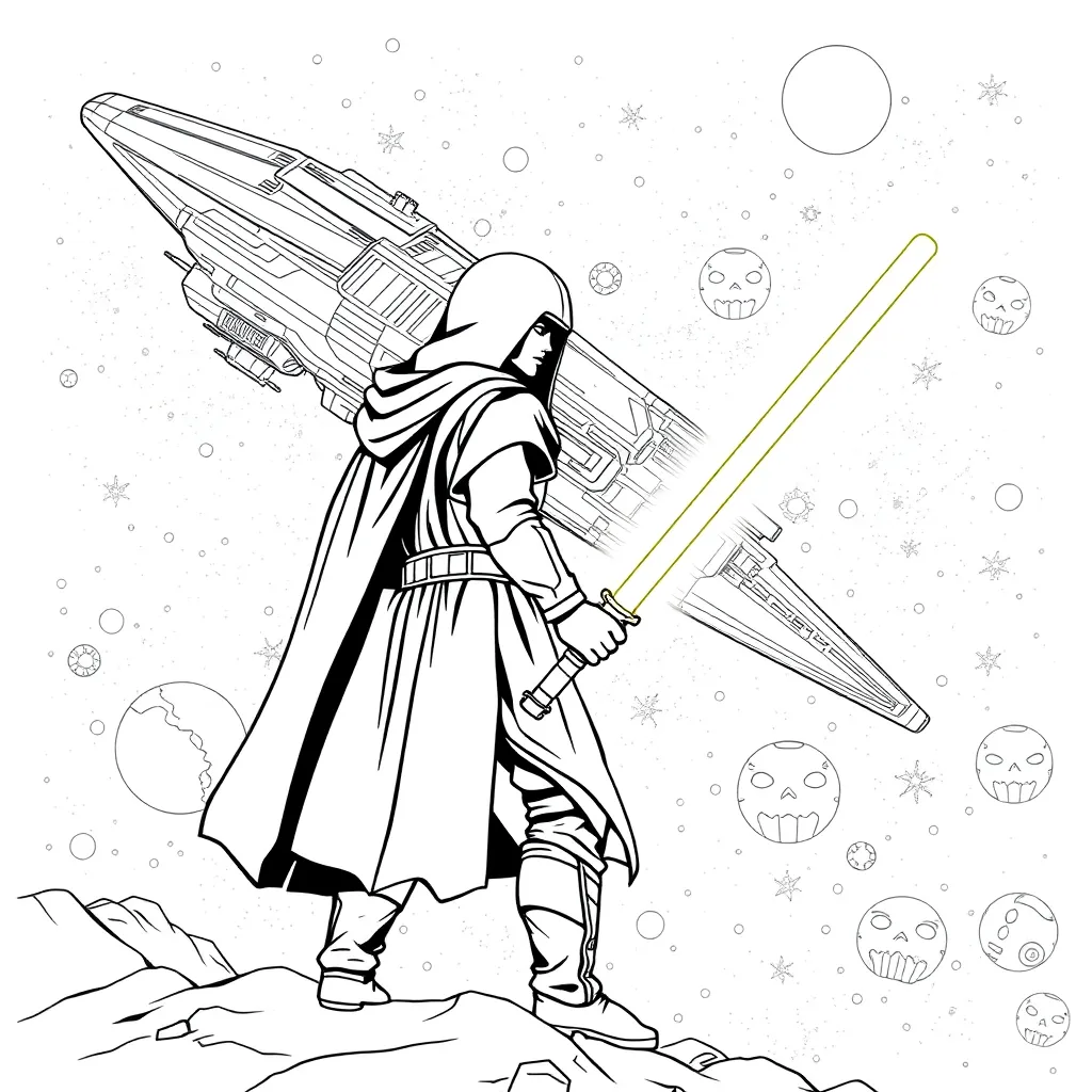 Star Wars coloring page