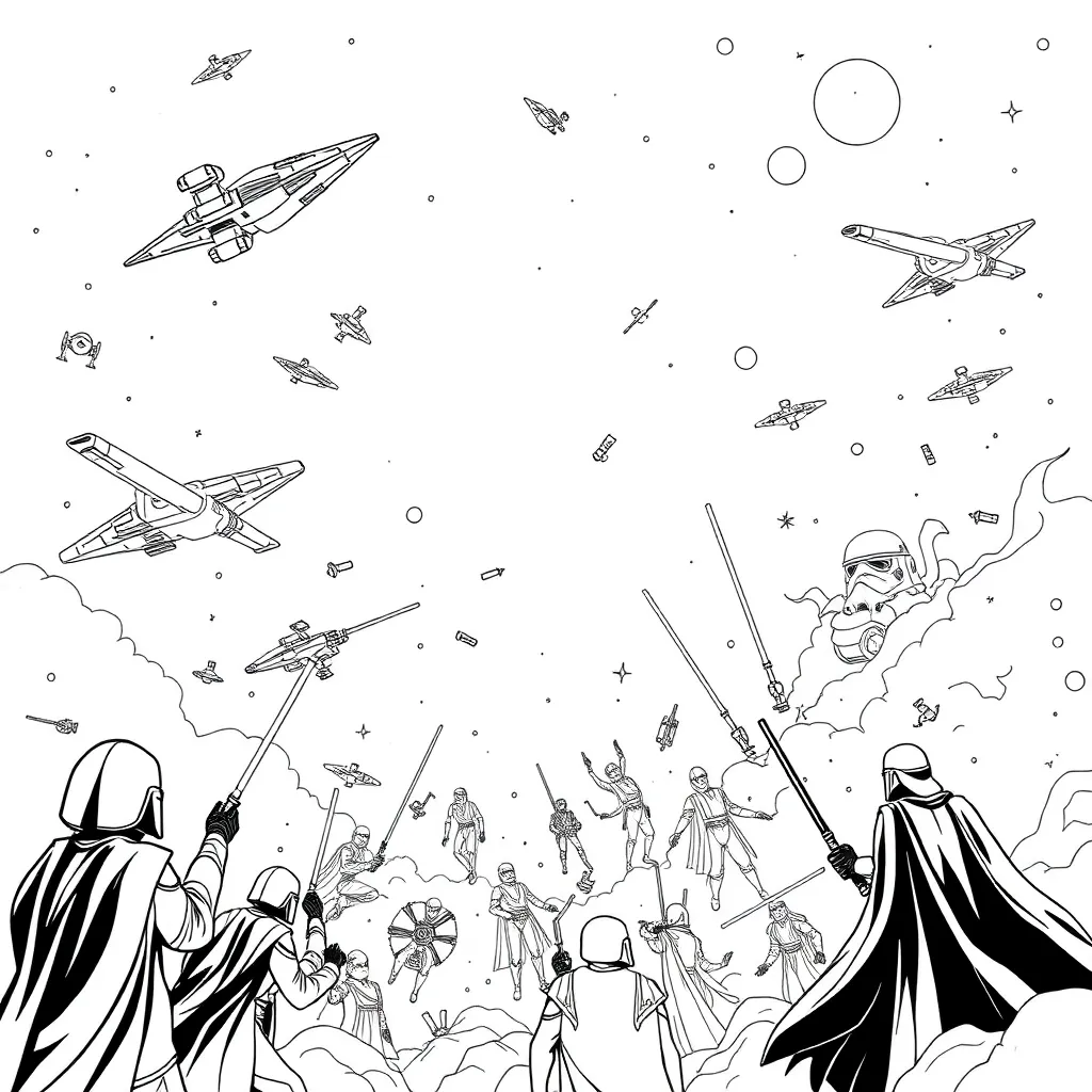 Star Wars coloring page