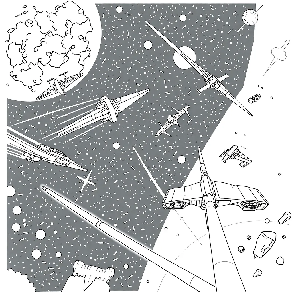 Star Wars coloring page