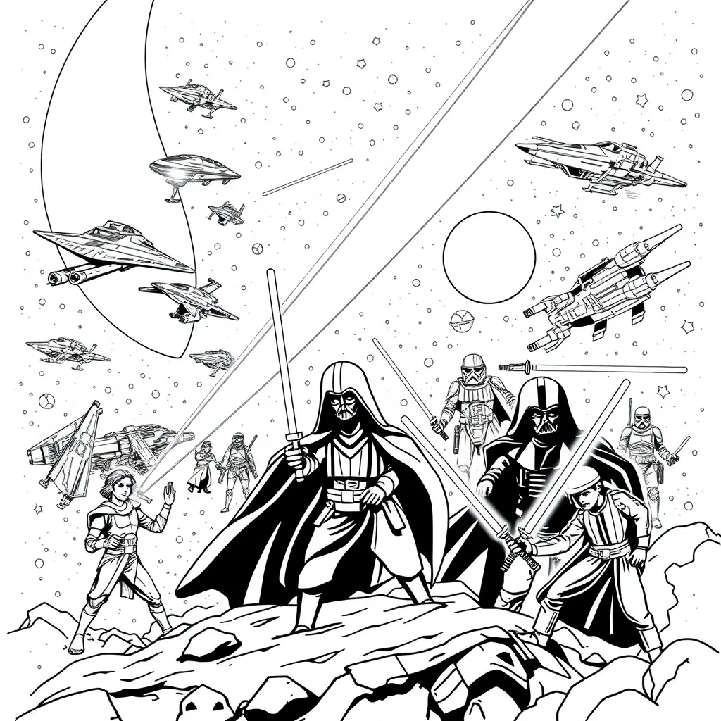 Star Wars coloring page