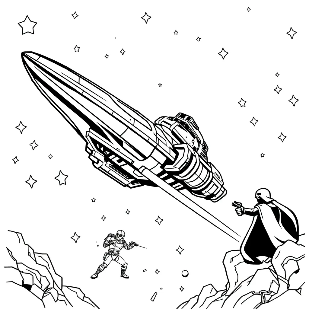 Star Wars coloring page