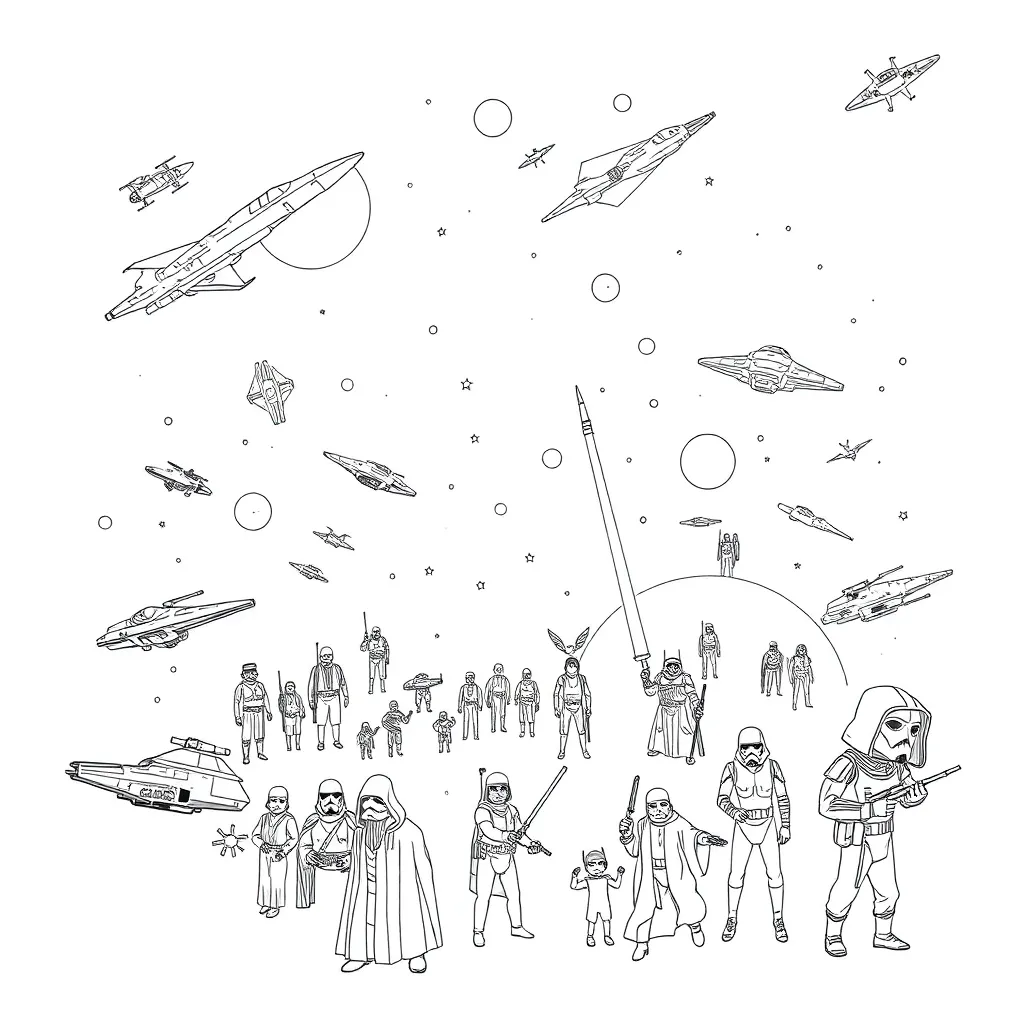Star Wars coloring page
