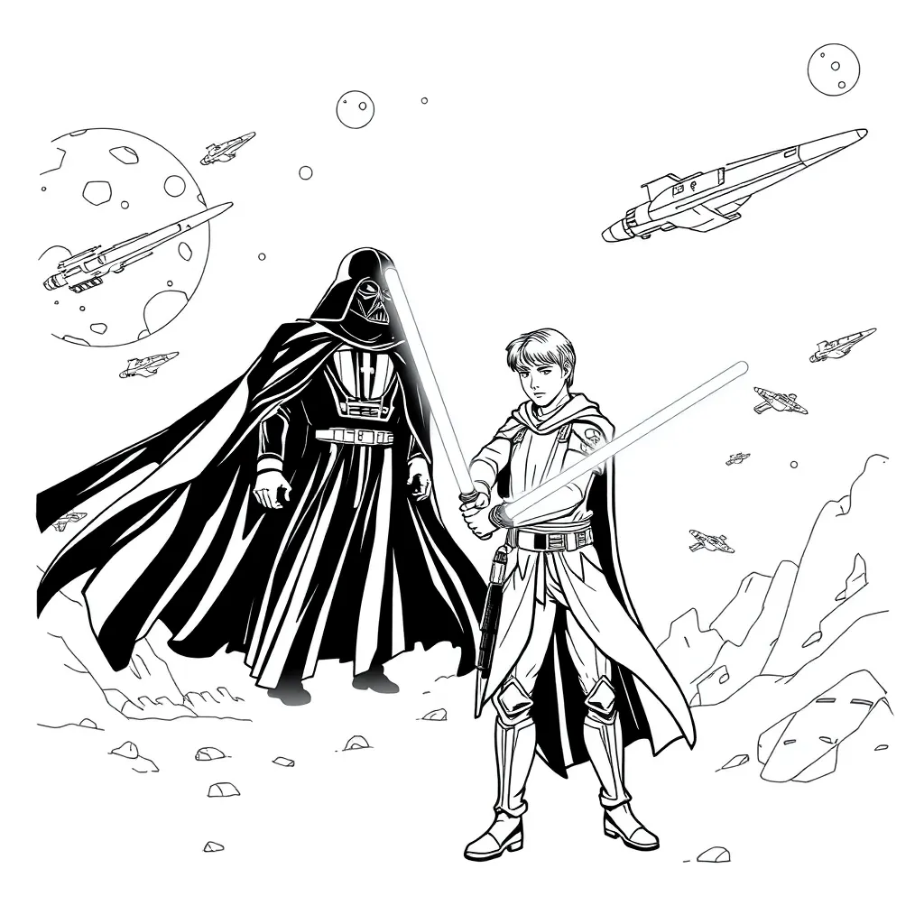 Star Wars coloring page