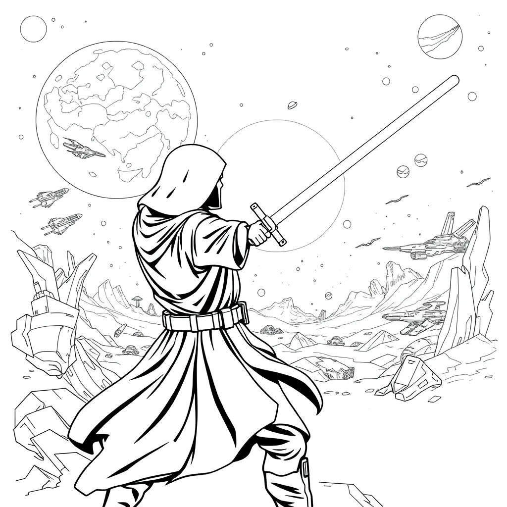 Star Wars coloring page