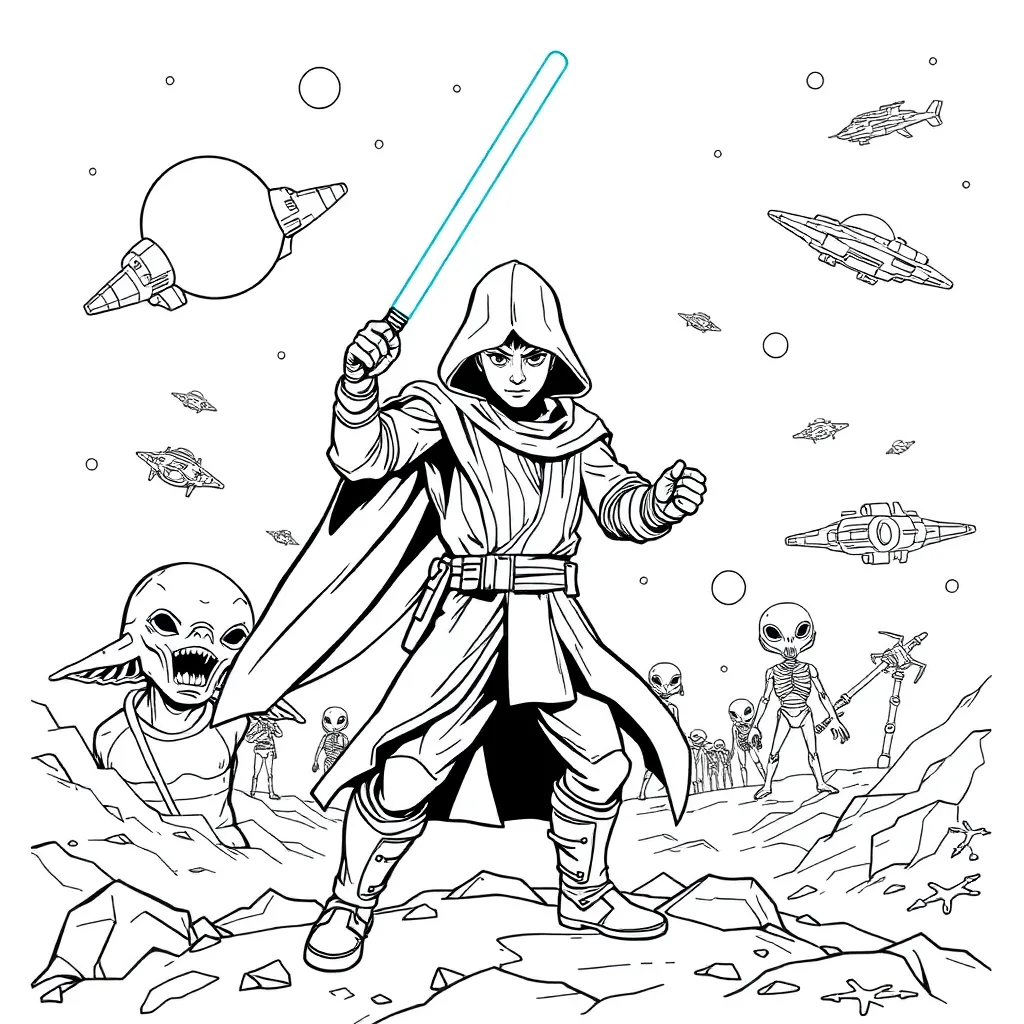 Star Wars coloring page