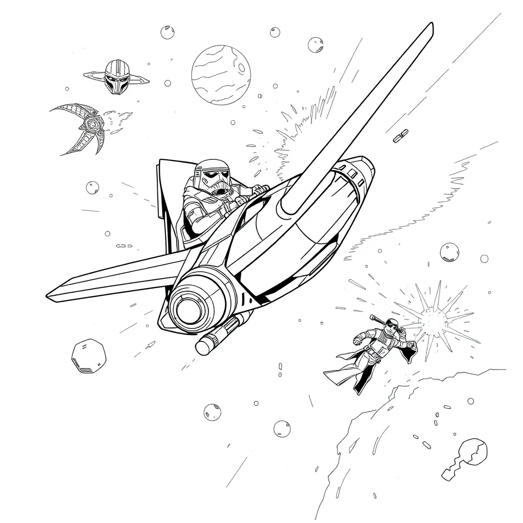 Star Wars coloring page