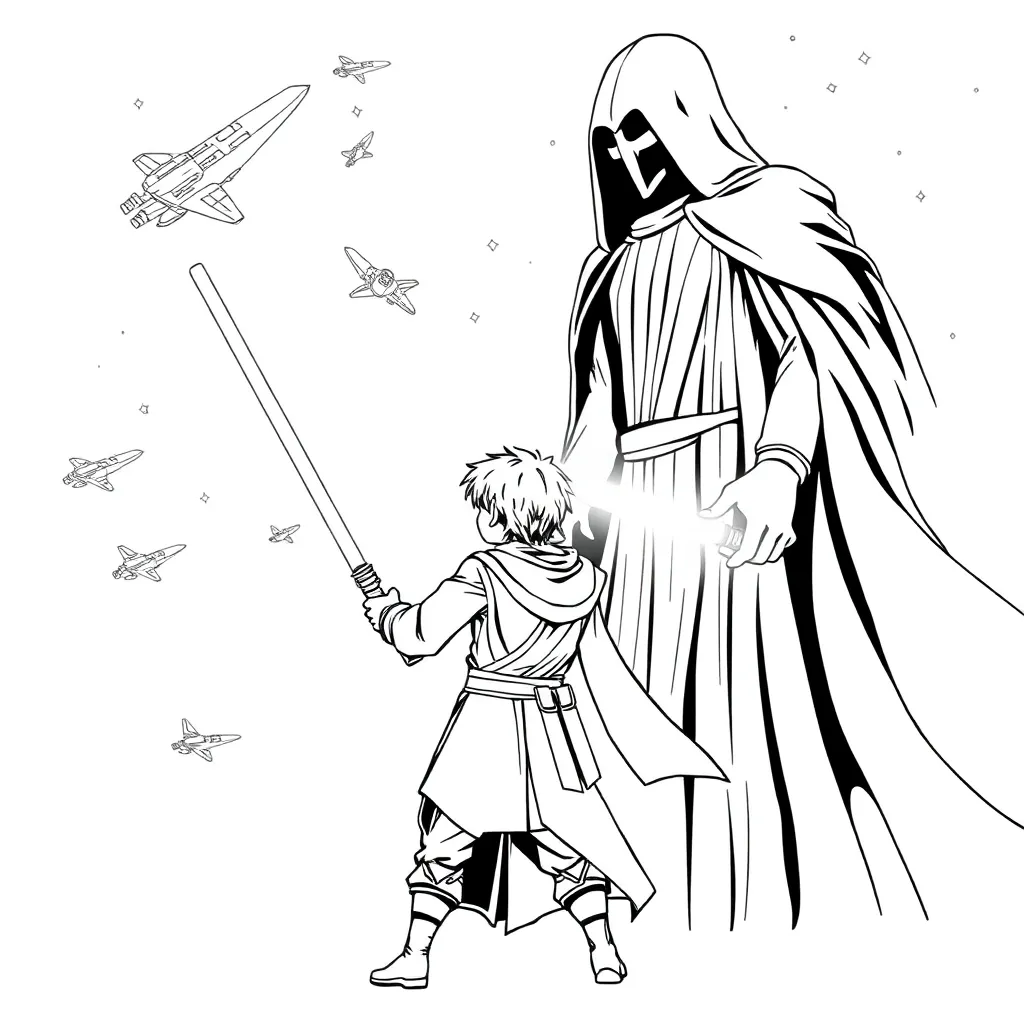 Star Wars coloring page